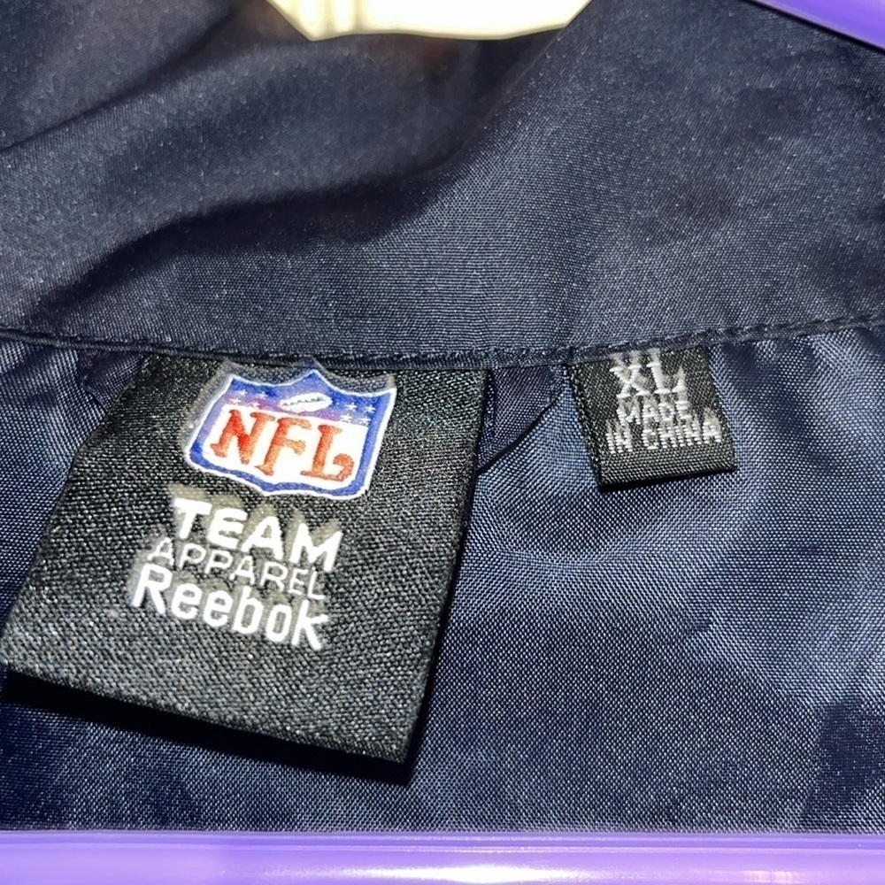 VTG-Reebok-NFL team apparel-Chicago Bears-SI-extra large windbreaker/jacket. - Picture 7 of 15